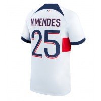 Muški Nogometni Dres Paris Saint-Germain Nuno Mendes #25 Gostujuci 2023-24 Kratak Rukav